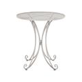 Table de jardin en métal gris ø 71 cm