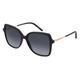 Carolina Herrera 0179/S Damen-Sonnenbrille Vollrand Butterfly Acetat-Gestell, schwarz