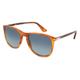 Persol 0PO3314S Unisex-Sonnenbrille Vollrand Pilot Acetat-Gestell, braun