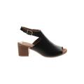 Novacas Mule/Clog: Black Solid Shoes - Women's Size 41 - Peep Toe