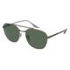 Ray-Ban RB3688 Unisex-Sonnenbrille Vollrand Eckig Metall-Gestell, grau