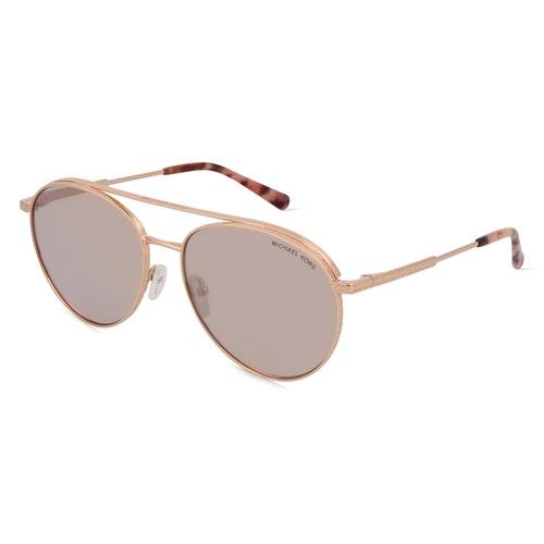 Michael Kors MK1138 Damen-Sonnenbrille Vollrand Pilot Metall-Gestell, pink