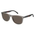 Tommy Hilfiger Eyewear TH 2042/S Herren-Sonnenbrille Vollrand Rund Kunststoff-Gestell, grau