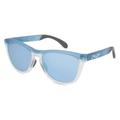 Oakley OO9284 Herren-Sonnenbrille Vollrand Rund Kunststoff-Gestell, transparent