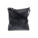 The Sak Leather Crossbody Bag: Pebbled Black Print Bags