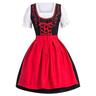 plus size oktoberfest birra costume trachtenkleider dirndl camicetta bavarese cameriera bavarese tedesco wiesn vestito di stoffa stile tradizionale delle donne