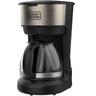 Black&decker - Caffettiera con filtro 6 tazze 600w nera - BXCO600E - black+decker