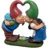 Design Toscano - Garden gnome Statua - Kiss And Tell Lover Gnomi - Prato gnome