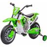 Moto Elettrica per Bambini 12V Motocross Verde