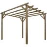 Pergola in legno di pino autoclavato 300x300xH250 cm Forest