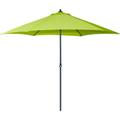 Gdlc - Ombrellone da giardino in alluminio tondo 270 cm con manopola per regolazione Verde chiaro