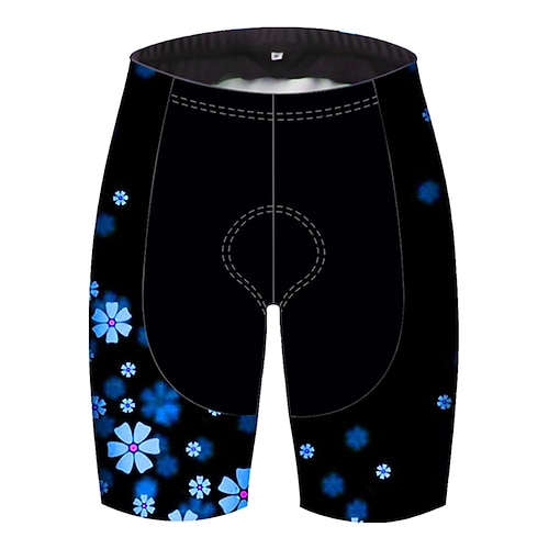 Damen Grafik Gemustert Blumenmuster Blume Radsport-Radhose: Fahrradhose Fahrradshorts Fahhrad Shorts Hosen Rennpassform Mountainbike MTB Straßenradsport Sport 3D-Polster Schnelltrocknend UV-beständig Image