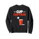 Beer Pong Trinkspiel Beer Pong Cup Captain Sweatshirt