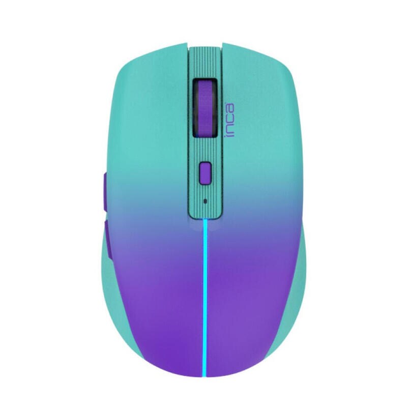 Maus 1600 DPI Wireless Bluetooth 6D Taste 500mAh Akku Blau Image