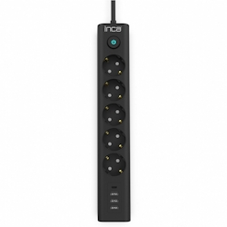 Steckdosenleiste 5 fach, 3xUSB-A+1xUSB-C, 1,5m Image