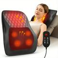 1pc Back Massager Neck Massager With Heat 3D Kneading Massage Pillow For Stress Massagers For Neck And Back Shoulder Leg Gifts For Men Women Mom Dad Stress Relax At Home Office And Car