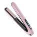Wireless Hair Straightener Flat Iron Mini 2 IN 1 Roller USB 5000mAh Max 200â„ƒ Portable Cordless Curler 4 Levels Dry and Wet Uses(Pink)