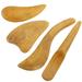 Guichaokj Multitools Shapewear Body Suit 4 Pcs Camphor Wood Scraping Tablets Massaging Scraper
