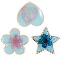 Charms for Watch Band Delicate Watchband Decor 3 Pcs with Studs Decorative Wear-resistant Nail