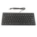 Computer Keyboards Ergonomic Design UltraThin Mini Durable Wired 78 Keys Mechanical Keyboard for PC Laptops(French )