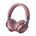 Summer Savings! Outoloxit Bluetooth Headphones Wireless Earbuds Over Ear Bluetooth Wireless Headphones Intelligent Noise Reduction HiFi Stereo Foldable Lightweight Headset with Deep Bass Pink