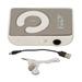 Back Clip Player Portable Lightweight Mini MP3 Music Player with Memory Card Slot for Daily School White