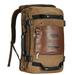 Men vintag Canvas backpack Huge Travel School Shoulder Computer Backpack Functional Versatile Bags Multifunctional Laptop Bag