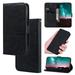 Case Designed for iPhone 12 Pro Max Vintage PU Leather Wallet Book Case Magnetic Closure Credit Card Holder Kickstand Shock-Absorbing Flip Case Compatible with iPhone 12 Pro Max - Black