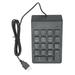 Numeric Keyboard USB Mini 18 Keys Numeric Pad Suitable for PC Desktop Notebook Computers