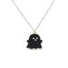 Cute Cartoon Ghost Friendship Couple Pendant Necklaces Black and White Ghost Necklaces Couples Friendship for Best Friend Lovely Women Necklaces Jewelry One-size O7O4