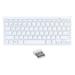 Bluetooth Keyboard Tablet PC Ultra Slim Portable 78 Keys White Wireless Bluetooth Keyboard for IOS for Android