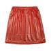 Toddler Fashion Dresses Show Performance Skirt Skirt Polka Dot Sequin Skirt Skirt Elastic A Line Skirt Princess Party Wear Red 180