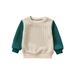 Qtinghua Infant Toddler Baby Girl Boy Knit Sweater Pullover Sweatshirt Long Sleeve Fall Winter Knitted Tops Green 6-12 Months