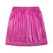 Baby Kids Dresses Show Performance Skirt Skirt Polka Dot Sequin Skirt Skirt Elastic A Line Skirt Casual Fall Winter Clothes Hot Pink 110