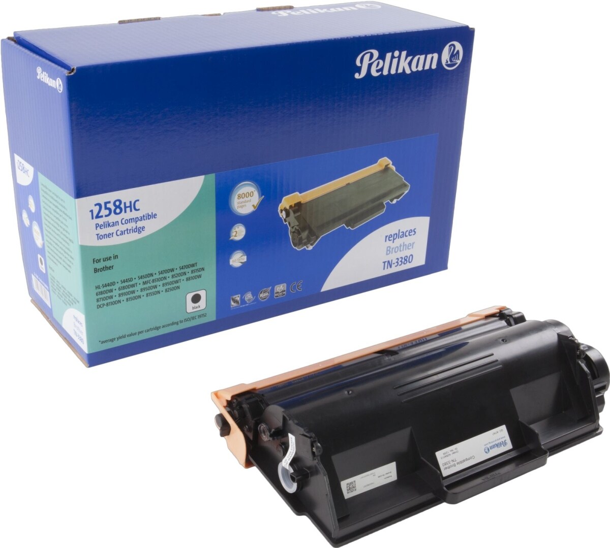Pelikan Toner kompatibel mit Brother TN3380 black Image