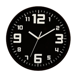 Atmosphera Uhr Schwarz Farbe Ø30Cm. Image