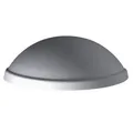 Justice Design Group Rimmed Quarter Sphere Outdoor Wall Sconce - CER-2050W-BIS-LED1-1000