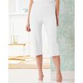 Blair Women's Slimtacular® Pull-On Capris - White - L - Misses