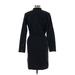 Gap Outlet Casual Dress - Sheath High Neck Long sleeves: Black Solid Dresses - Women's Size Large