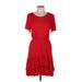 Philosophy Republic Clothing Casual Dress - DropWaist: Red Dresses - Women's Size Medium