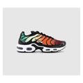 Nike Womens Air Max Plus Trainers Black White Viotech Team Red Campfire Orange Barel, 8