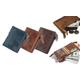 Men'sRFID Cow Leather Wallet,Brown+Dark Brown,Two