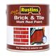 Rustins Brick/Tile Paint Red 1L