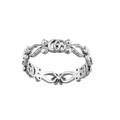 Gucci 18ct White Gold Diamond Flora Ring - Ring Size K