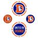 WinCraft Denver Broncos 4-Pack Ball Markers Set