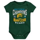 Infant Green Baylor Bears 2021 NCAA Men's Basketball National Champions Bodysuit