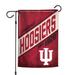 WinCraft Indiana Hoosiers 12" x 18" Throwback Logo Double-Sided Garden Flag