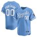 Men's Nike Light Blue Kansas City Royals Alternate Limited Custom Jersey