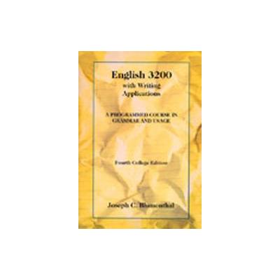 English 3200 With Writing Applications by Joseph C. Blumenthal (Paperback - Subsequent)