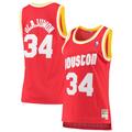 Maillot Swingman Mitchell & Ness Hakeem Olajuwon Houston Rockets 1993/94 Hardwood Classics rouge pour femme - Homme Taille: M